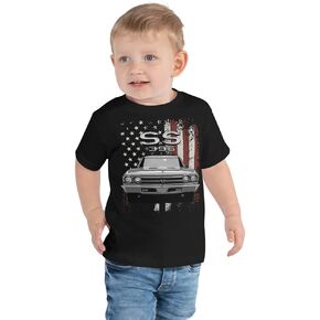 1969 Chevy Chevelle SS 396 Classic American Muscle Car Toddler Short Sleeve Tee Black in Kuwait