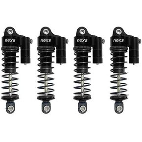 ممتصات صدمات الخزان NexxRacing مقاس 58 مم (4 قطع) لسيارات RC 1/18 - أجزاء ترقية الشاحنات الكبيرة (HELIDIRECT) (أزرق) in Kuwait