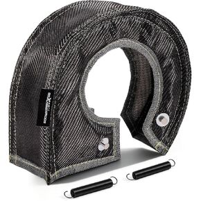 maXpeedingrods T4 Carbon Fiber Turbo Blanket Turbocharger Heat Shield Cover with Fastener Springs for GT30 GT32 GT35 GT37 GT40 GT42 GT47 GT55 Turbo in Kuwait
