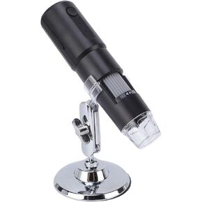 Yoidesu 50X to 1000X Digital Microscope, HD Lens 360 Degree Rotating Height Adjustable with 8 LED Light for Circuit Boards Antiques Textiles Biology in Kuwait