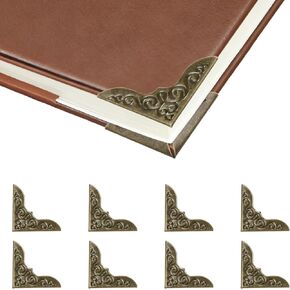 100 قطعة من واقيات زوايا الكتب المعدنية، 4 ألوان متنوعة لحماية زوايا الصور من أجل أغلفة الصور العتيقة وأغطية ورقية مزخرفة وملحقات حماية حواف كتاب القصاصات in Kuwait