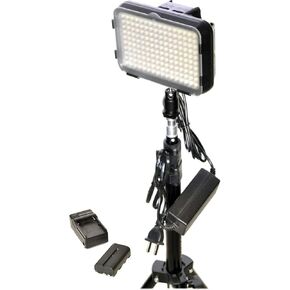 طقم إضاءة LED ثنائي اللون على الكاميرا XT160 مزود بحامل واحد مقاس 6.6 بوصات ومحول تيار متردد وبطارية من نوع NP-F وشاحن متعدد الفولتية in Kuwait