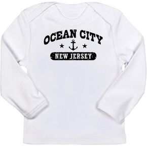 CafePress Ocean City NJ Long Sleeve Infant T Shirt Cute Long Sleeve Infant Baby T-Shirt in Kuwait