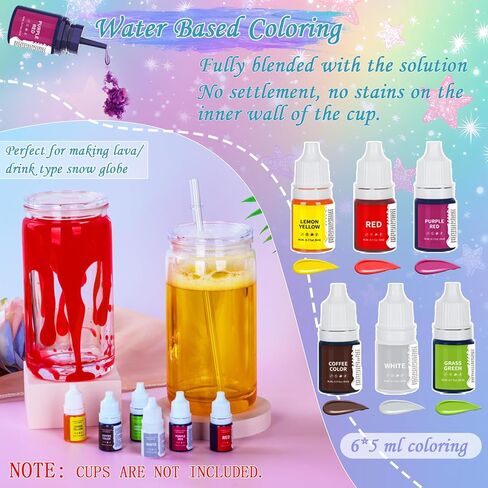 مجموعة أدوات العمل اليدوية من Snow Globe Tumbler، أدوات يدوية لأكواب Snow Globe، مجموعة أدوات يدوية أيضًا، الأكواب غير متضمنة in Kuwait