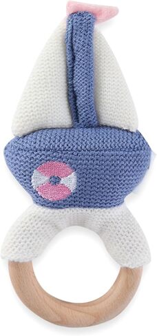 Sperry Baby Girls 2 Pack Interlock Bodysuit with Sailboat Rattle for Newborn and Infant in Kuwait
