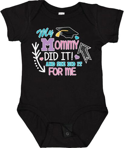 inktastic My Mommy Did It and She Did It for Me with Graduation Baby Bodysuit in Saudi Arabia