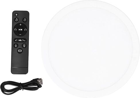 Rotating Display Stand, 360 Degree Motorized Photography Turntable with Remote Control Adjustable Speed LED Light USB Power Supply Product Display Platform for Jewelry (White) in Saudi Arabia