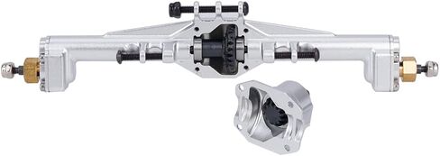 +10mm Diamond CNC Portal Axles with Lay Down Servo Mount & Links for 1/18 RC Crawler TRX4M Axle Upgrade Parts (Black-1Set) in Saudi Arabia