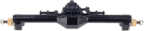 +10mm Diamond CNC Portal Axles with Lay Down Servo Mount & Links for 1/18 RC Crawler TRX4M Axle Upgrade Parts (Black-1Set) in Saudi Arabia