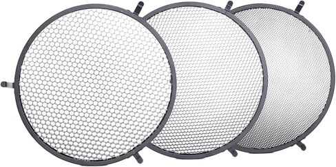 Dpofirs Honeycomb Grid Set, Light Control Accessories, with 20/40/60 Options for Broncolor P70 Standard Reflector Portrait and Product Photography in Kuwait