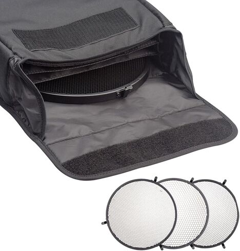 Dpofirs Honeycomb Grid Set, Light Control Accessories, with 20/40/60 Options for Broncolor P70 Standard Reflector Portrait and Product Photography in Kuwait