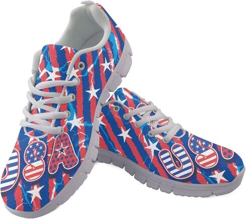Novelty Running Shoes for Women Trainers Breathable Lace-Up Mesh Tennis Shoes Womens Lightweight Sneakers Girls Walking Shoe,Size 35-43 EU in Kuwait