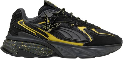 PUMA Mens Pokemon X Fade Nitro Umbreon Lace Up Sneakers Shoes Casual - Black in Saudi Arabia