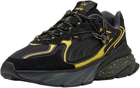 PUMA Mens Pokemon X Fade Nitro Umbreon Lace Up Sneakers Shoes Casual - Black in Saudi Arabia