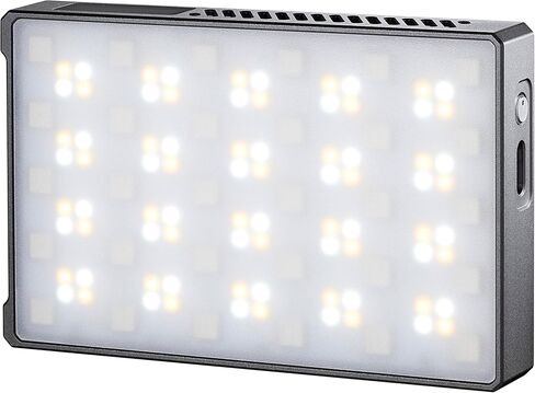 مصباح LED إبداعي Godox KNOWLED RGBWW، لوحة جيب مغناطيسية مع 2500-8500K CCT، أوضاع RGB/HSI/FX/الموسيقى، CRI 96+ TLCI 97، بطارية لمدة ساعتين، USB-C وشحن لاسلكي، موزع وحامل حذاء بارد (C5R) in Kuwait