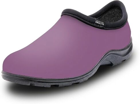 Sloggers ProLite Women’s Garden & Work Slip-On Shoes – 25% Lighter Waterproof Comfort Clogs with All-Day Insoles, UV Protection, Arch Support & Deep-Lug Traction – Made in USA with US & Imported Parts in Saudi Arabia