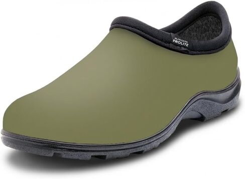 Sloggers ProLite Women’s Garden & Work Slip-On Shoes – 25% Lighter Waterproof Comfort Clogs with All-Day Insoles, UV Protection, Arch Support & Deep-Lug Traction – Made in USA with US & Imported Parts in Saudi Arabia