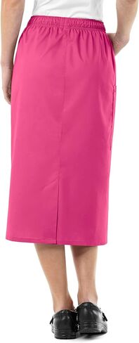 WonderWink Women's Wonderwork Pull-on Cargo Scrub Skirt in Saudi Arabia