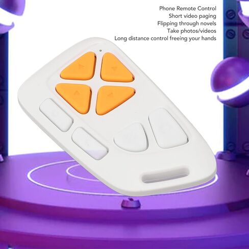 Camera Shutter Video Scrolling Clicker with Mute Key for Smartphones Tablets, Phone Remote Control, Remote Page Turner (White) in Saudi Arabia