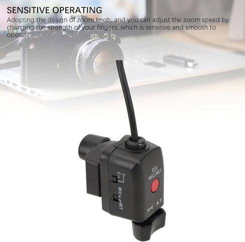 Camera Zoom Controller with Zoom Knob, Start Stop REC RET Camcorder Remote for PMW EX1, PMW, PMW EX1R with Installation on Rod in Kuwait