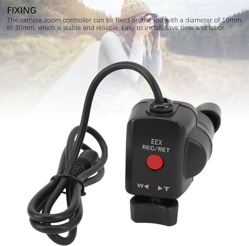 Camera Zoom Controller with Zoom Knob, Start Stop REC RET Camcorder Remote for PMW EX1, PMW, PMW EX1R with Installation on Rod in Kuwait