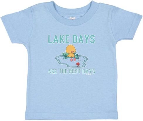 تي شيرت Lake Clothing Lake Days هي أفضل الأيام للأطفال الصغار من Juvy in Saudi Arabia