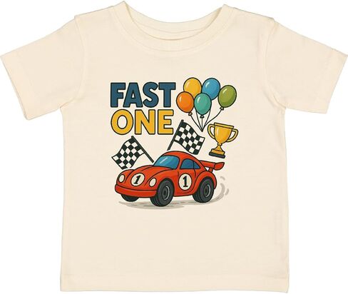 تي شيرت الأطفال لعيد الميلاد الأول من Inktastic Race Car in Kuwait