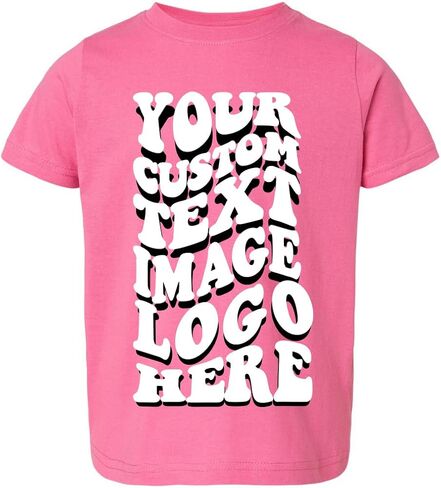 INK STITCH Infant Baby 3322 Custom Printing Add Logo Image Photo Personalized T-Shirts in Kuwait