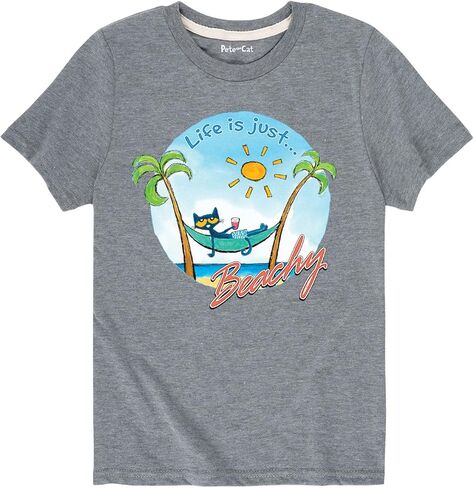 Pete The Cat - Life is Just Beachy - Toddler Short Sleeve T-Shirt in Kuwait