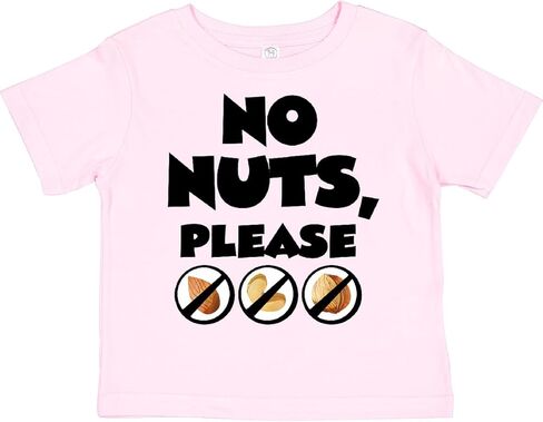 inktastic No Nuts, Please- Tree Nut Food Allergies Toddler T-Shirt in Saudi Arabia