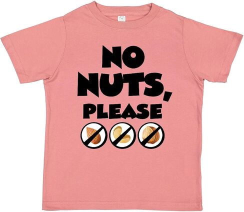 inktastic No Nuts, Please- Tree Nut Food Allergies Toddler T-Shirt in Saudi Arabia