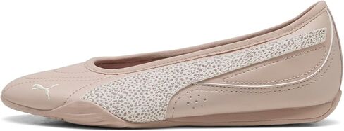 حذاء نسائي من PUMA Catch Soleil Ballerina Topcat Trainers - Rose Latte Frosted Ivory PUMA Gold، 8 in Kuwait