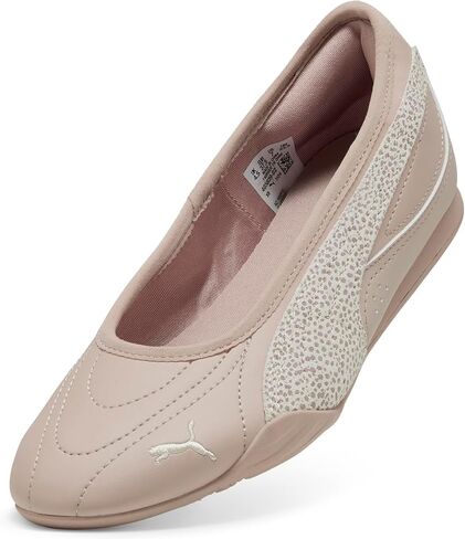 حذاء نسائي من PUMA Catch Soleil Ballerina Topcat Trainers - Rose Latte Frosted Ivory PUMA Gold، 8 in Kuwait