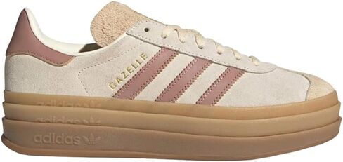 حذاء رياضي نسائي من adidas Gazelle Bold برباط كاجوال - بيج in Kuwait