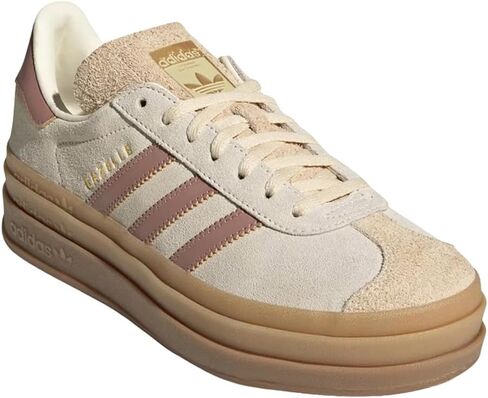 حذاء رياضي نسائي من adidas Gazelle Bold برباط كاجوال - بيج in Kuwait
