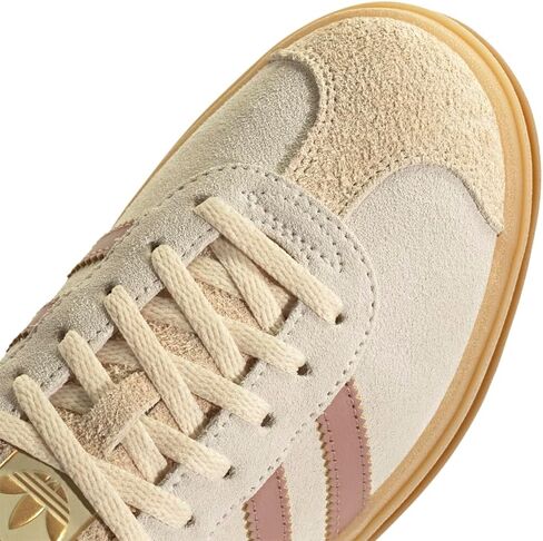 حذاء رياضي نسائي من adidas Gazelle Bold برباط كاجوال - بيج in Kuwait
