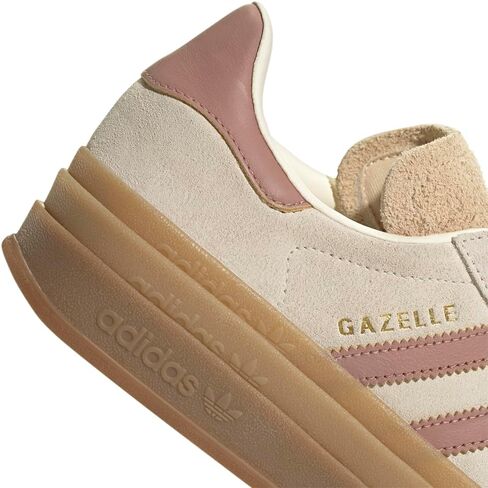حذاء رياضي نسائي من adidas Gazelle Bold برباط كاجوال - بيج in Kuwait