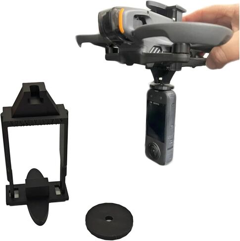 متوافق مع دعامة تمديد علوية لطائرة DJI Avata 2 بدون طيار، محول تركيب لكاميرا رياضية بانورامية Insta360 X3/X4 in Kuwait