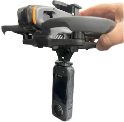متوافق مع دعامة تمديد علوية لطائرة DJI Avata 2 بدون طيار، محول تركيب لكاميرا رياضية بانورامية Insta360 X3/X4 in Kuwait