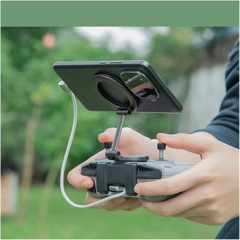 Compatible for DJI RC-N1/2/3 Magnetic Phone Mount, Quick Adsorption 360° Rotate Foldable Bracket Stand for Remote Controller in Kuwait