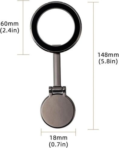 Compatible for DJI RC-N1/2/3 Magnetic Phone Mount, Quick Adsorption 360° Rotate Foldable Bracket Stand for Remote Controller in Kuwait