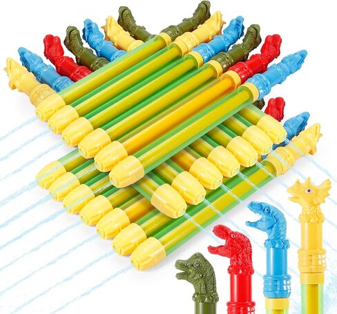 مدافع مائية للأطفال البالغين الصيف فائقة القتال Soaker Blaster Swimming Pool Noodle Beach Sand Outdoor Play لعبة Squirt Water Toys Party Favors (12 عبوة) in Saudi Arabia