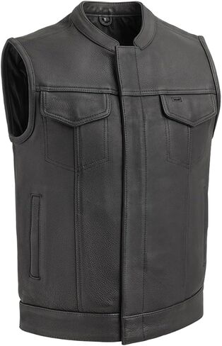 First Manufacturing Platinum Series Men's Hot Shot Leather Vest (,) in Saudi Arabia