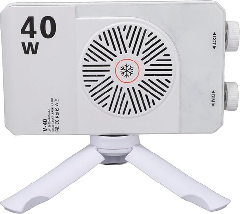 fosa 40W RGB LED Video Light، ملء ضوء التصوير الفوتوغرافي في الهواء الطلق للكاميرا، مع بطارية 4400 مللي أمبير في الساعة سطوع 14000LX 160 شعاع عريض درجة حرارة اللون قابلة للتعديل in Kuwait