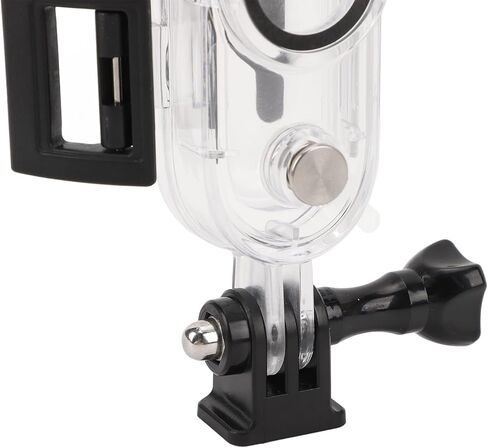 Jiawu Dive Case, Up to 131.2ft ABS Stainless Steel Underwater Dive Housing, Protective Shell with Bracket Accessories for GO 3 GO 3S Action Camera Diving Surfing Snorkeling in Kuwait