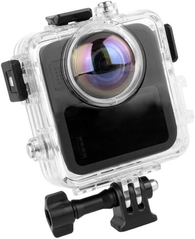 Waterproof Diving Housing Case for GoPro MAX 2 – 50m/164ft Underwater Shell with Anti-Fog, Shockproof Design for Snorkeling, Surfing, Swimming in Kuwait