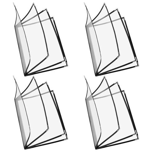 JAPCHET 30 PCS 8.5 x 11 Inch Menu Covers, Single Page Double Stitched Menu Sleeves 2 View Menu Holder for Restaurant, Cafe, Diner, Bar, Burgundy in Saudi Arabia
