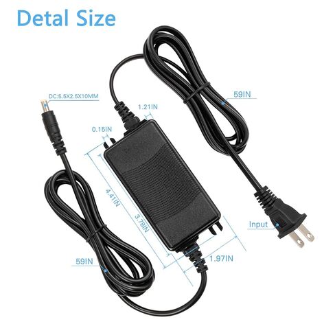 12V 3A IP67 Waterproof Power Adapter 12V 36W Dual-Cable Desktop Power Supply UL Certified Suitable for LED Strip Lights, Security Surveillance Cameras in Kuwait