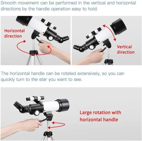 Telescope for s Telescopes Adults Astronomical, Stargazing High-Definition Deep Space Adult Student Beginner, with Tripod, Vie in Kuwait