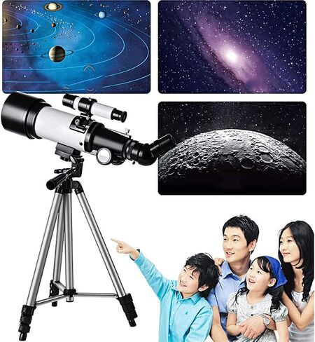 Telescope for s Telescopes Adults Astronomical, Stargazing High-Definition Deep Space Adult Student Beginner, with Tripod, Vie in Kuwait